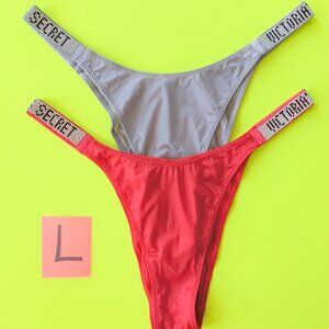 Victoria's Secret Size L Very Sexy Rhinestone Brazilian Panty Bundle